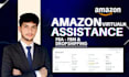manage amazon seller account , product catalog store support in 72h