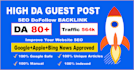 provide permanent dofollow guest post backlinks