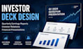 create professional investor relations and quarterly earnings presentation decks