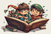 custom children book character design