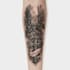 hand drawn custom tattoo