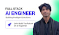 be generative ai ml llm engineer ai agent ai chatbot python full stack developer