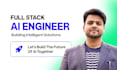be generative ai ml llm engineer ai agent ai chatbot python full stack developer