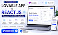 convert lovable app to responsive frontend website using react js