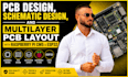 do pcb design, schematic design, and multilayer pcb layout with raspberry pi cm5