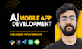 do ai mobile app development, flutter app ios android python ai chatbot saas