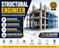 calculate beam, column, slab and foundation design with structural engineering
