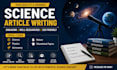 write science related articles