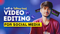 do professional video editing
