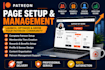 complete patreon page setup and management