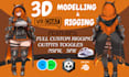 create professional vrchat avatars with sculpting and animation rigging