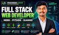 develop a professional custom, wordpress website as an full stack developer