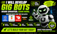 develop spark driver bot, instacart, doordash, amazon flex, spark grabber bot