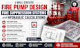 create fire pump design fire suppression systems and hydraulic calculations