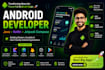develop modern android app using kotlin, java and jetpack compose