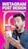 design eye catching instagram posts for business promotion