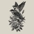draw a unique abstract graphic fine line tattoo design