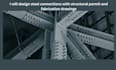design steel connections with structural permit and fabrication drawings