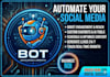 social media bot, fb bot, ig bot, tiktok bot, python bot