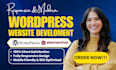 build wordpress website design, redesign wordpress elementor business website