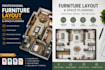 create professional furniture layout and space planning designs