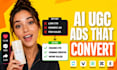 ai ugc short form video ad editor ecommerce video for meta ad