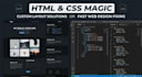 do HTML CSS web layout, bug fixing and data entry