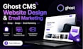 create a stunning ghost website with email marketing setup