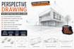 create accurate perspective drawings with construction lines and grids