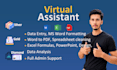 be your expert ms office assistant and virtual assistant