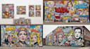 create graffiti pop art canvas designs and murals