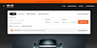design a car rental website with booking system