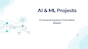 do your ai, ml projects in python