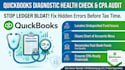 do a quickbooks online diagnostic and account review