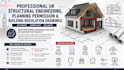 uk structural engineering, building planning permission and regulation drawings