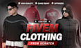 create custom fivem clothing and outfits