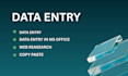 do professional data entry web research copy paste work