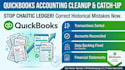 do expert quickbooks online cleanup and catch up bookkeeping