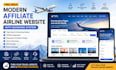 build modern affiliate airline website with booking system