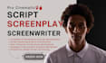 ghostwrite movie script, screenplay screenwriting, feature film script tv