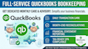 provide monthly bookkeeping in quickbooks online