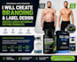 create branding and label design for fat loss and metabolic peptide products