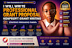 write professional grant proposal, nonprofit grant writing