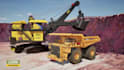 create 3d industrial mining, heavy equipment and machinery animation