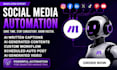 make social media automation make com automation social media post ai automation