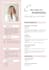 design a professional modern CV and resume layout