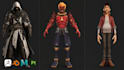 create a 3d character model