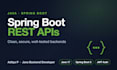 build a spring boot rest API backend in java