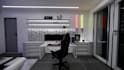 design gaming room, streaming setup, home office and virtual background