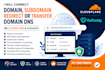 connect domain, setup dns, create subdomain, redirect